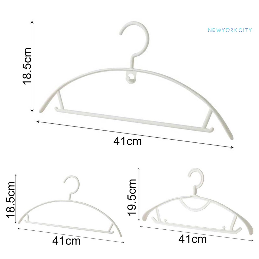 Set 5 Móc Phơi Quần Áo Chống Trượt Tiết Kiệm Không Gian