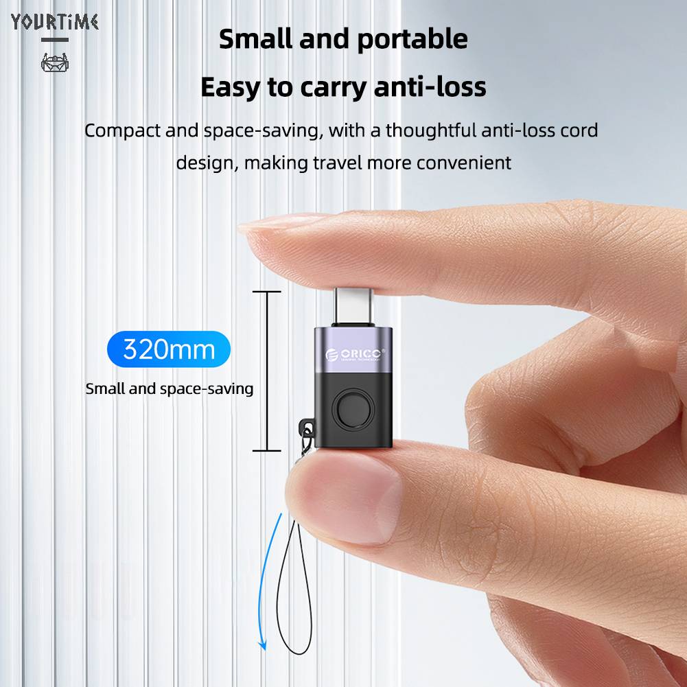 Bộ ChuyểN ĐổI OTG Type-C Sang USB 480Mbps BằNg HợP Kim Nhôm