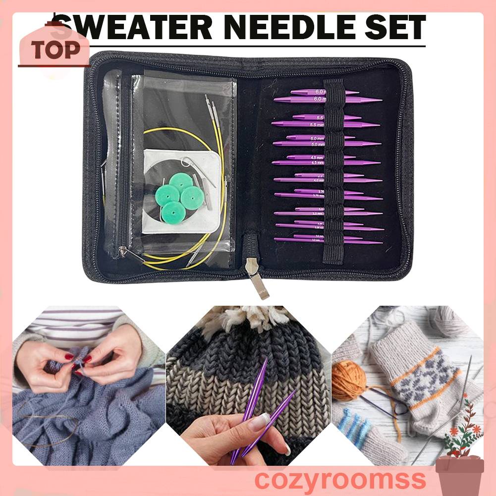 1 Bộ Kim Móc Len Bằng Nhôm Thoải Mái DIY