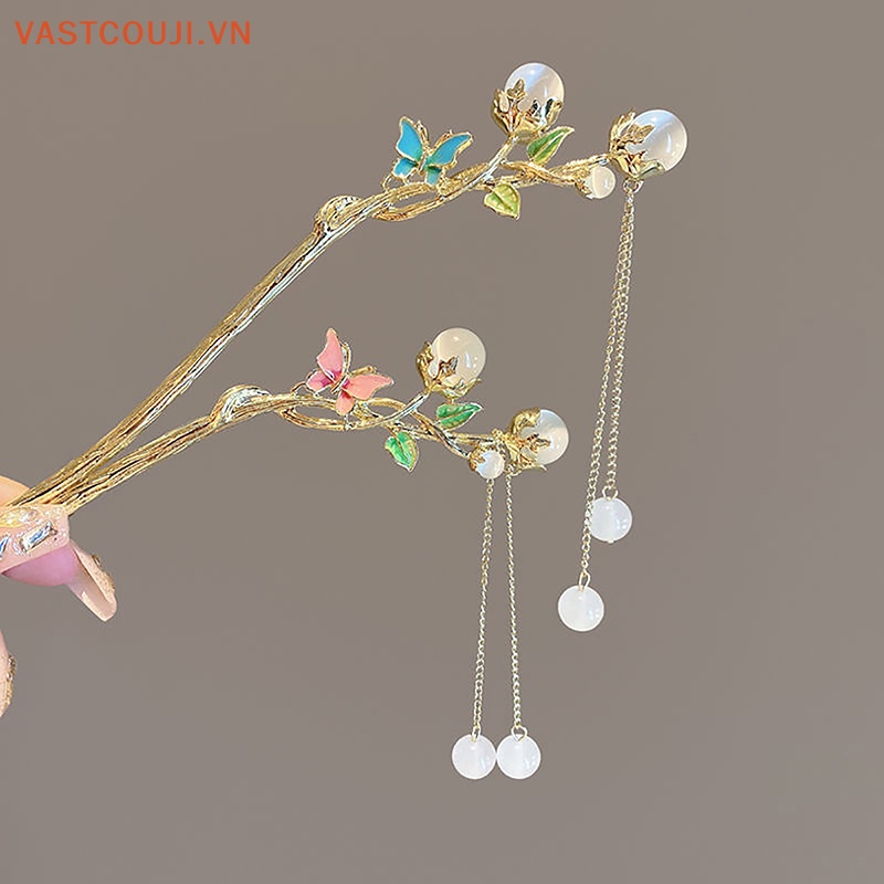 Kẹp Tóc Hình Bướm Đính Đá Thời Trang Cho Nữ