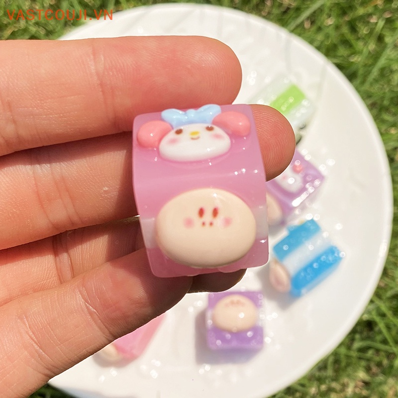 Set 2 Mô Hình Đá Viên Mini Bằng Nhựa Phát Quang Dùng Trang Trí Tiểu Cảnh