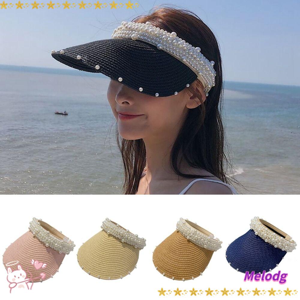 MELODG Mũ Lưỡi Trai Nửa Đầu Chống Nắng Thời Trang Dành Cho Nữ