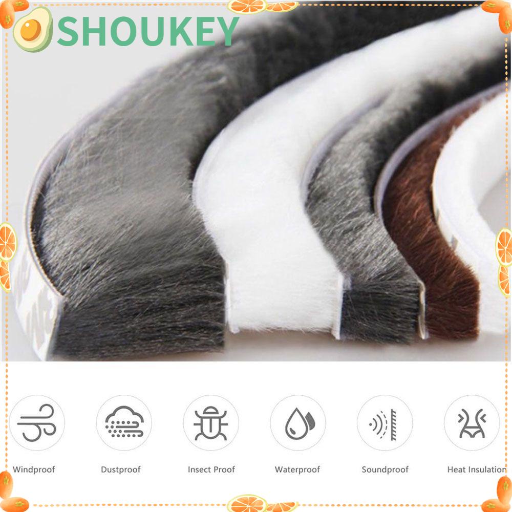 SHOUKEY Cuộn Dây Dán Viền Cửa Sổ Dài 5m Chống Gió Tiện Dụng Chống Côn Trùng Không Dễ Bị Nứt