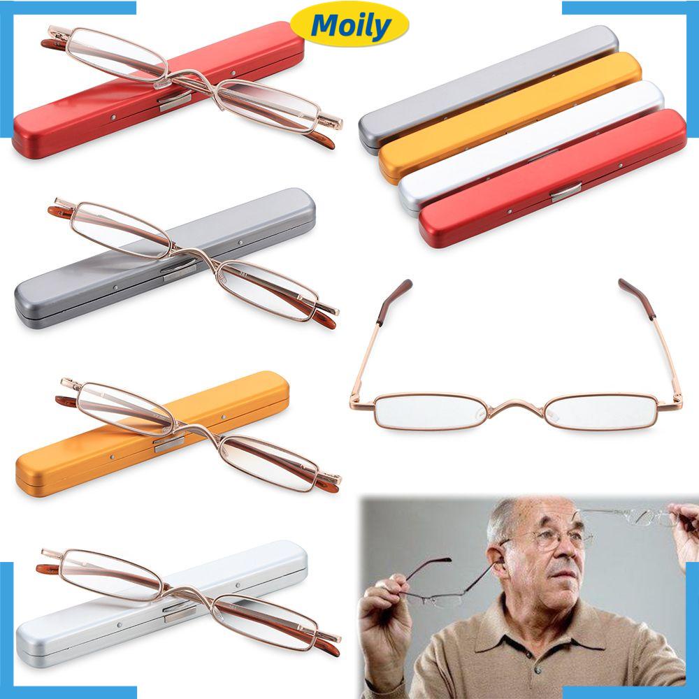 MOILYVN Kính Mát Gọng Kim Loại Mini Siêu Nhẹ