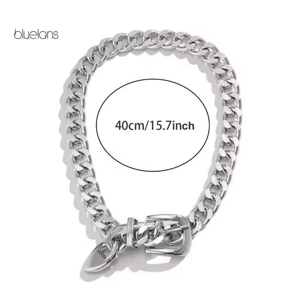 Vòng Cổ Dây Xích Mảnh Có Khóa Điều Chỉnh Được Phong Cách Punk Cổ Điển Cho Nữ