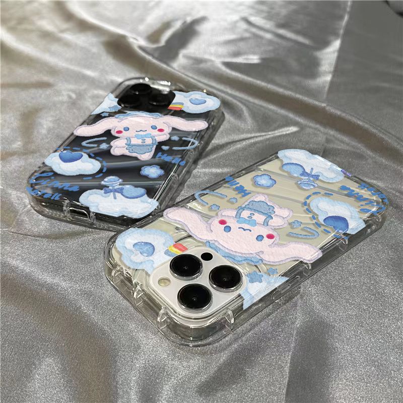 Ốp Điện Thoại Mềm Trong Suốt Hình Cún Cinnamon Cho iPhone14promax / xr8sins / 1312 117