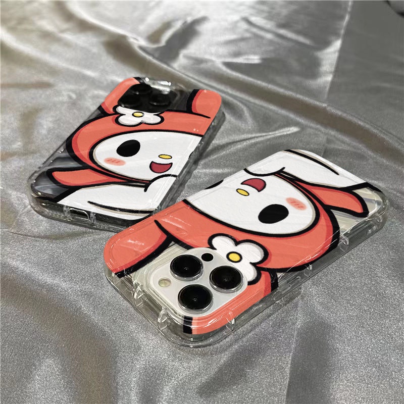 Ốp Điện Thoại Mềm Trong Suốt Hình Melody Dễ Thương Cho iPhone14promax 1312 / 11 7 / 8plus xr / sins 9AWU