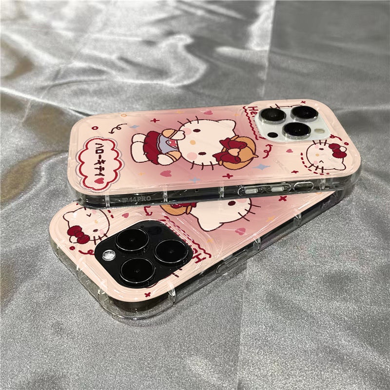 Ốp Điện Thoại Dẻo Trong Suốt Họa Tiết Hoạt Hình Chú Mèo Dễ Thương Cho iPhone14promax7xr811plus 1312 BNF2