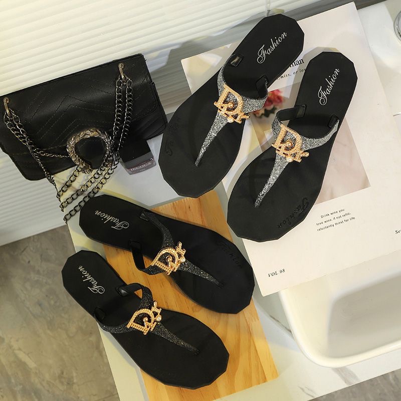 Dép Xỏ Ngón Đế Bằng Thoải Mái Thời Trang Mùa Hè Cho Nữ