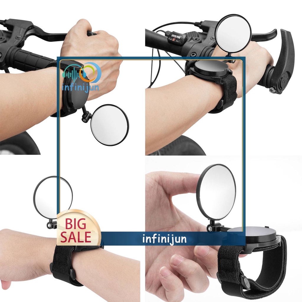 Gương Chiếu Hậu Có Dây Đeo Cổ Tay Điều Chỉnh Được Tiện Dụng