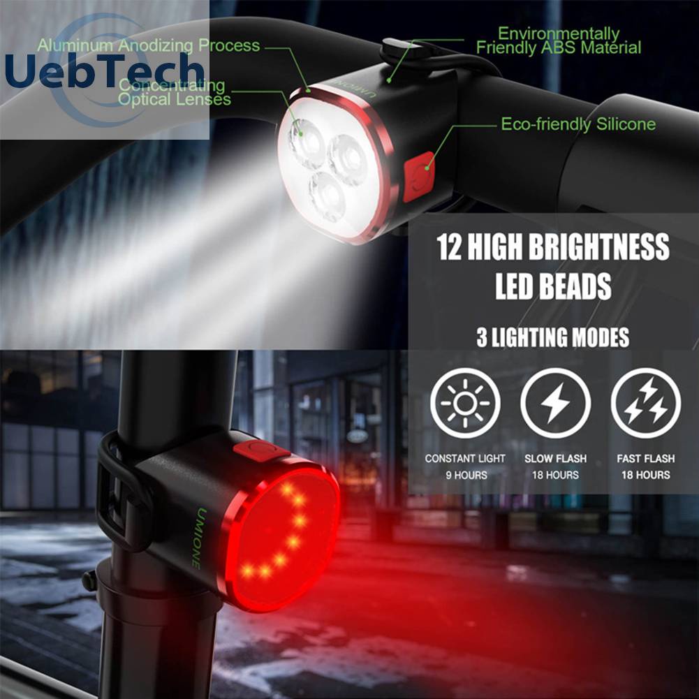 Đèn Pha LED Chống Thấm Nước Cho Xe Đạp Leo Núi