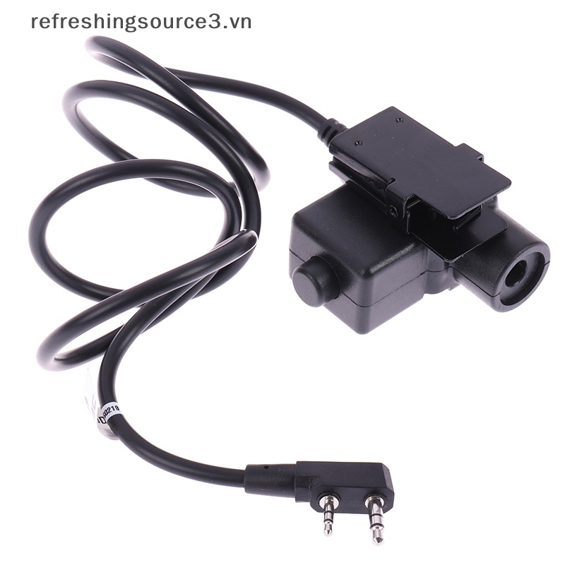Tai Nghe Chiến Thuật Z-TAC U94 PTT Radio 2 Pin Màu Đen {Rere3}  Nguồn Làm Mát 3.vn} 3.vn}