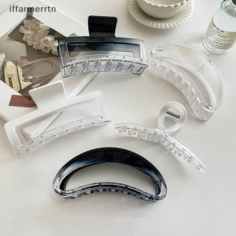 Kẹp Tóc Hình Cá Mập Màu Gradient Phong Cách Hàn Quốc Thời Trang Cho Nữ