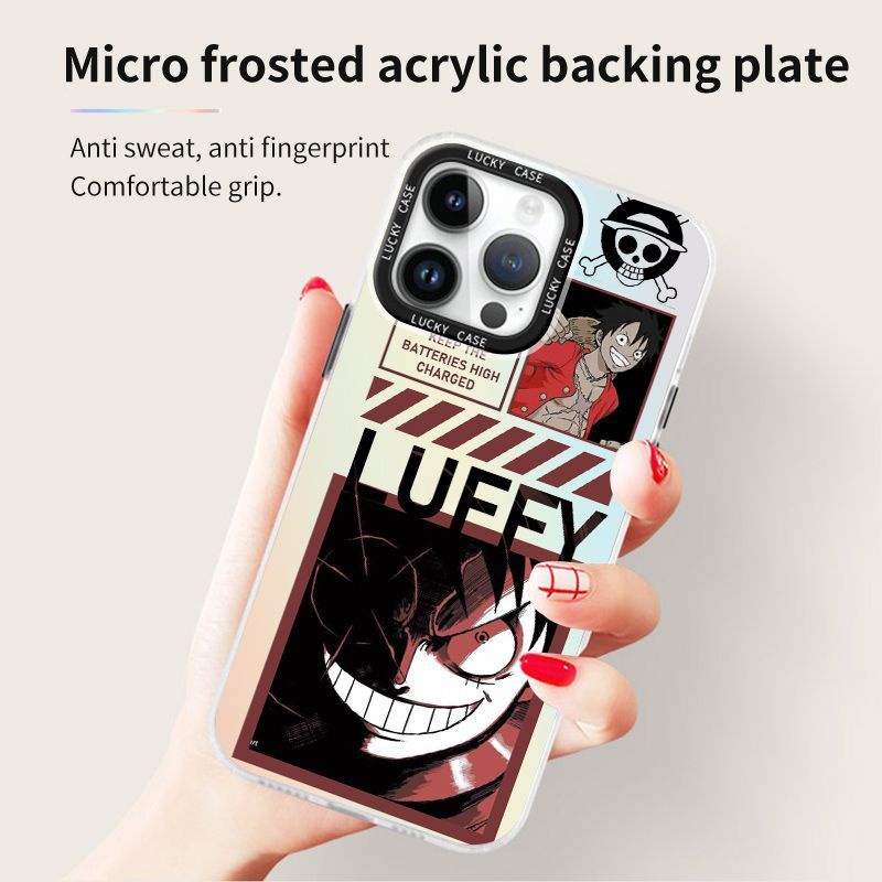 Ốp Điện Thoại IMD Màu Laser Họa Tiết Áp Phích Luffy Cho Iphone Xr12678Plus 1314 Vitality VQP6