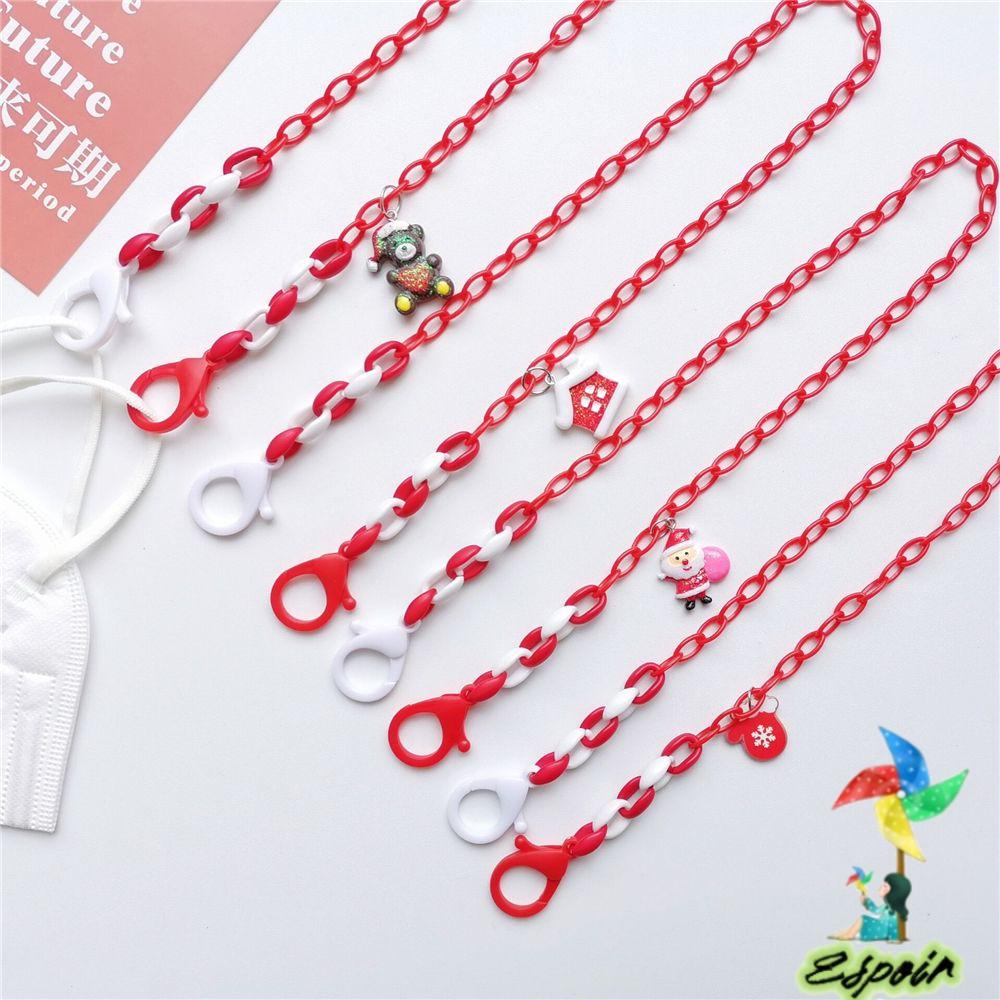 ESPO Dây Đeo Giữ Mắt Kính Bằng Acrylic Thời Trang Giáng Sinh