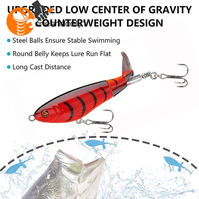 Mồi Câu Cá Giả 90mm / 14.2g Cao Cấp Có Móc Câu Tiện Dụng