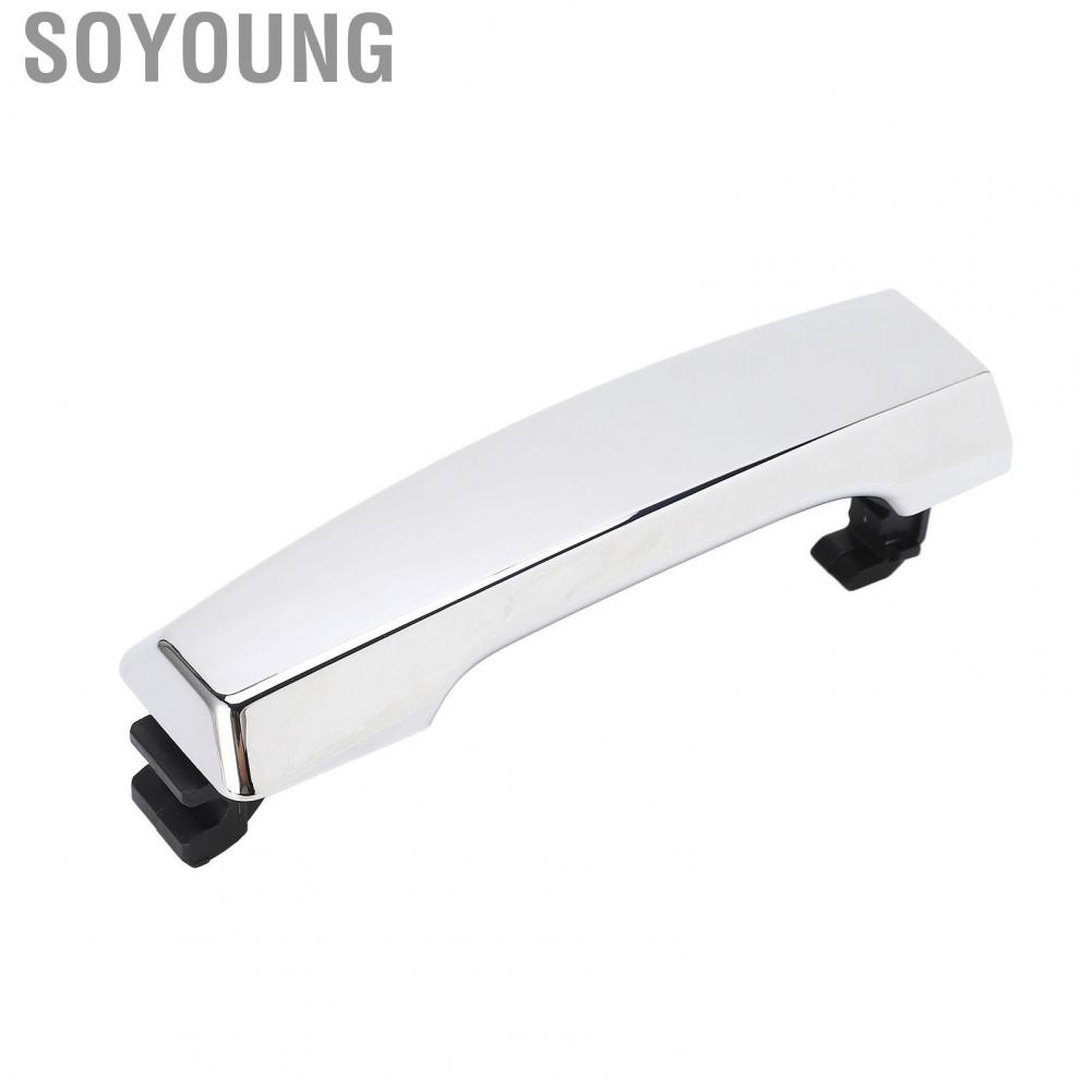 Soyoung Door Outer Handle  Crack Chrome Plating Easy Installation 80647ZC00A Rustproof Stylish for Titan PRO-4X
