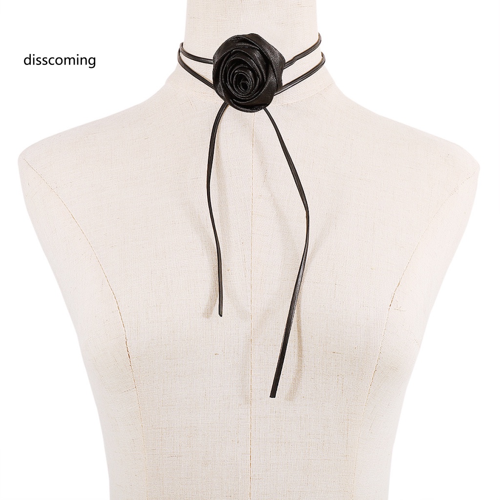 Áo Khoác SL SL Kiểu Dáng Trẻ Trung Năng Động| Vòng Cổ Da Nhiều Lớp Thiết Kế Hoa Hồng Ngọt Ngào Và Cá Tính