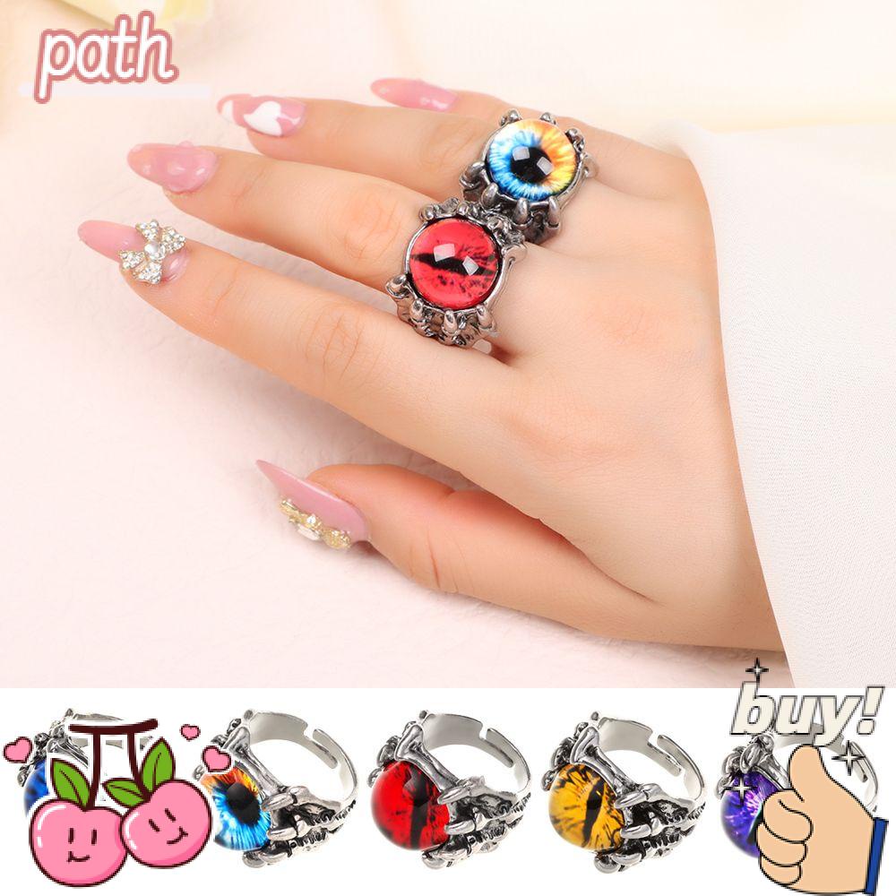 PATH Trang Sức Mắt Rắn Phong Cách Punk Cho Nam Và Nữ