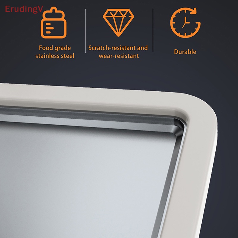 Khuôn Làm Kem / Thức Ăn 2 Ngăn Có Thể Cuộn Lại Siêu Bền Tiện Dụng