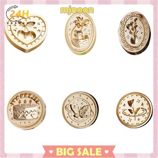 Đầu Con Dấu Bằng Kim Loại Tráng Men Đa Năng Dùng Trang Trí Sổ Tay DIY