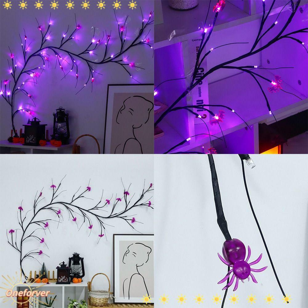 FOREVER Đèn LED Giả Mây Hình Dơi Màu Đen Trang Trí Nhà Cửa Dịp Halloween