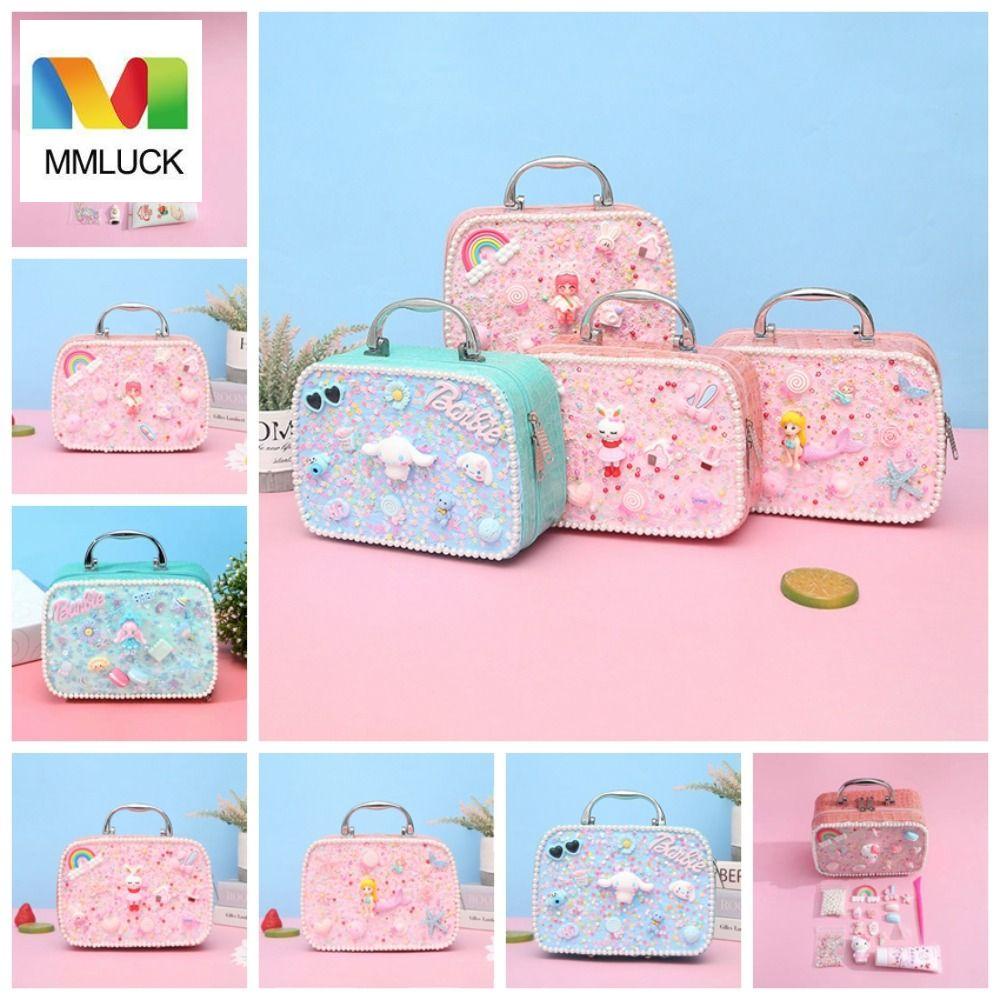 MMLUCK Túi Đựng Dụng Cụ Trang Điểm Bằng Chất Liệu PU Hình Cinnamoroll Dễ Thương Xinh Xắn