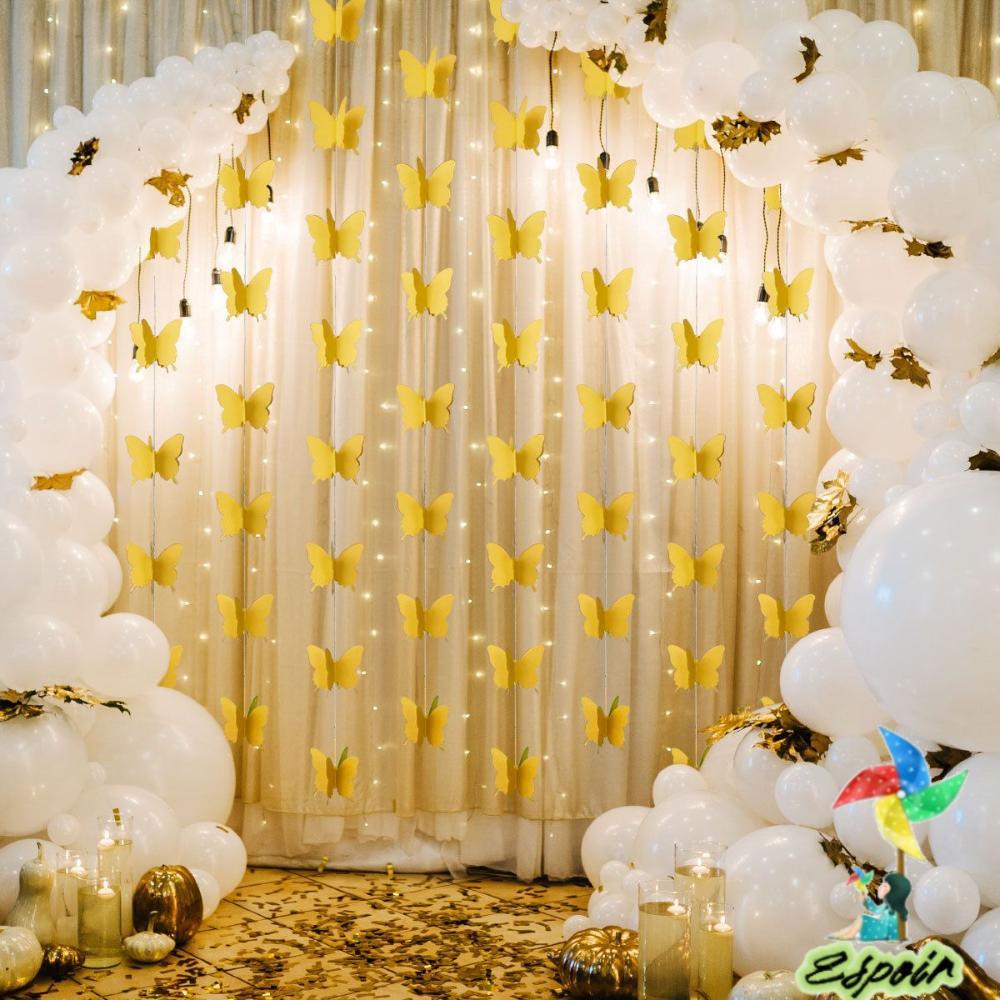 ESPO Phụ Kiện Trang Trí Tiệc Hình Bướm Bằng Giấy DIY