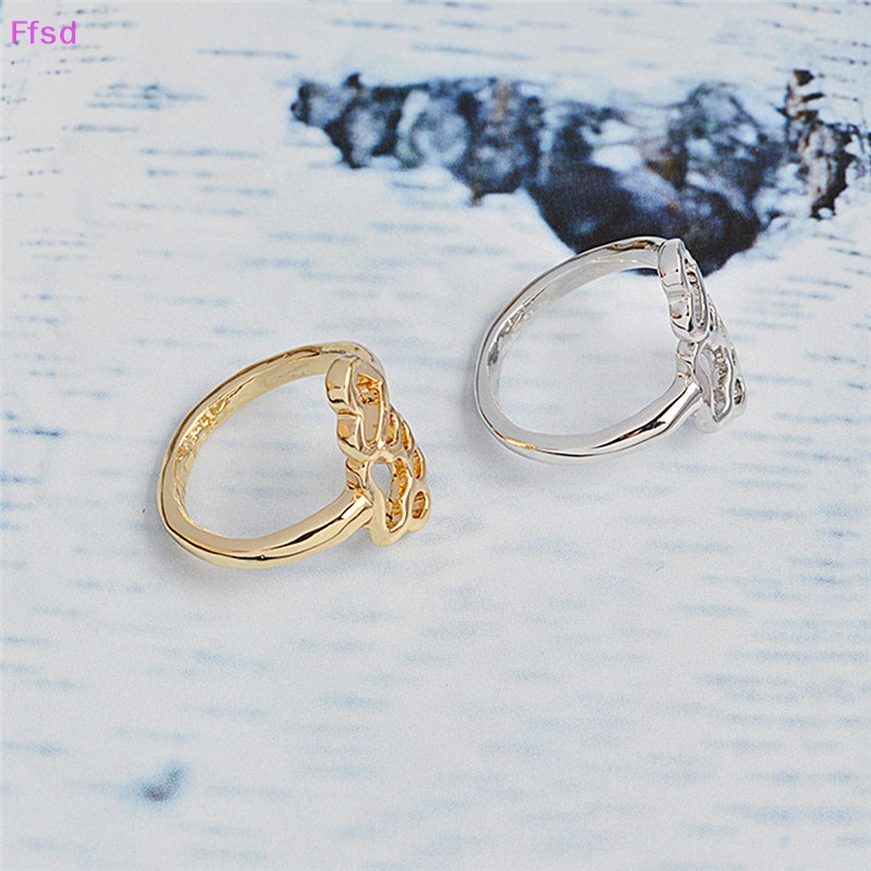 {Ffsd} Always By My Heart Nhẫn Hình Trái Tim Dễ Thương Có Thể Điều Chỉnh Cho Dog Owners * Bán Chạy