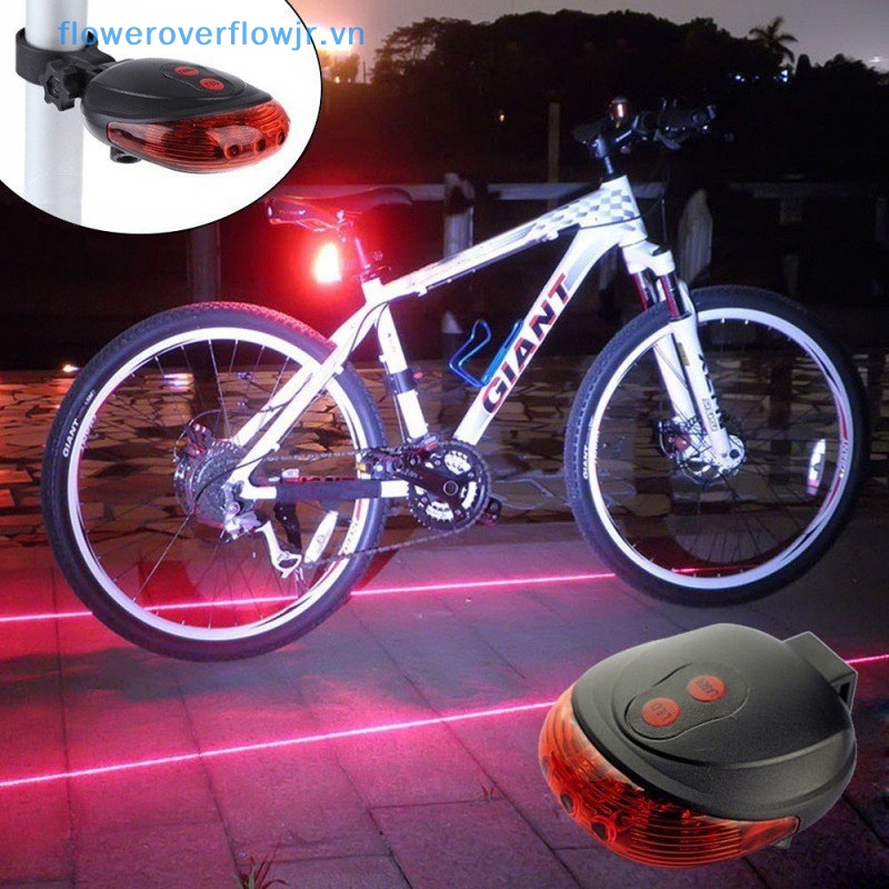 Đèn LED Cảnh Báo An Toàn Gắn Đuôi Xe Đạp Không Thấm Nước