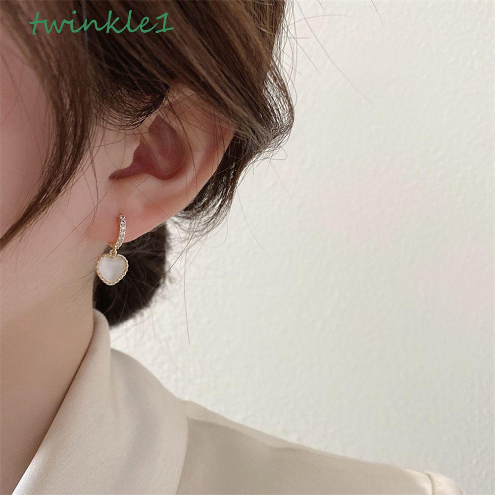 TWINKLE Bông Tai Hình Mắt Mèo Kiểu Vintage Dễ Thương Cho Nữ