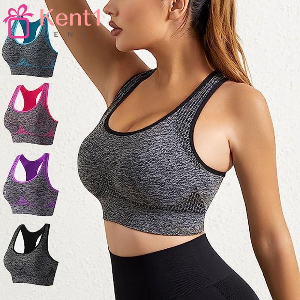 KENT1 Áo Ngực Thể Thao Sợi Nylon Cotton Không Đường May Nâng Ngực Ion Cellulite Hỗ Trợ Luyện Tập Yoga Thiết Kế Mới