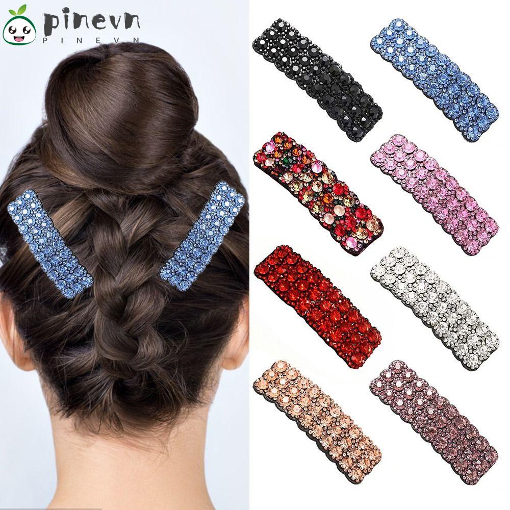 PINEVN Kẹp TóC ĐíNh Kim Cương Giả NhiềU MàU ThờI Trang Cho Nữ