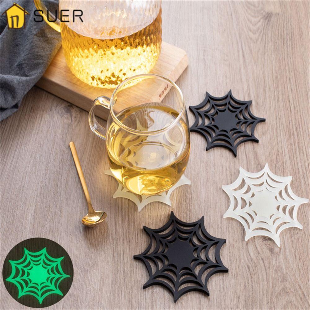 SUENIN Tấm Lót Bàn Ăn Bằng PVC Họa Tiết Halloween Phát Quang Độc Đáo Trang Trí Nhà Cửa