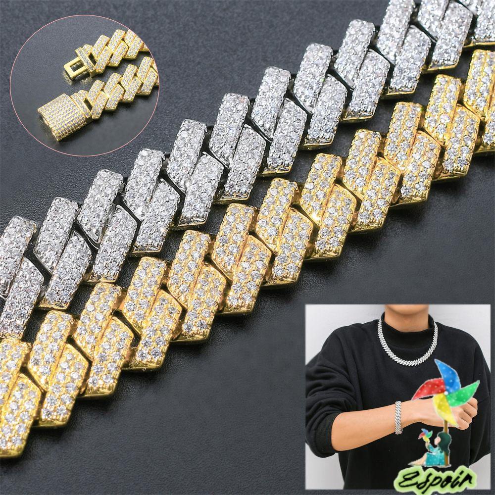 ESPO Vòng Cổ Thời Trang Hip Hop Lấp Lánh Sang Trọng