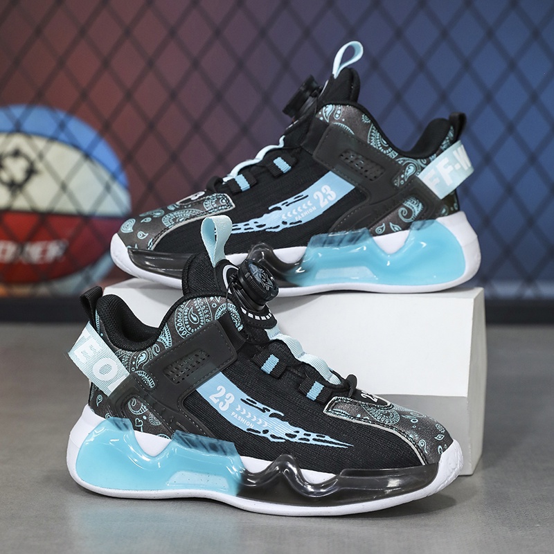 Giày Thể Thao Bóng Rổ Chống Trượt Thời Trang Năng Động Dành Cho Trẻ