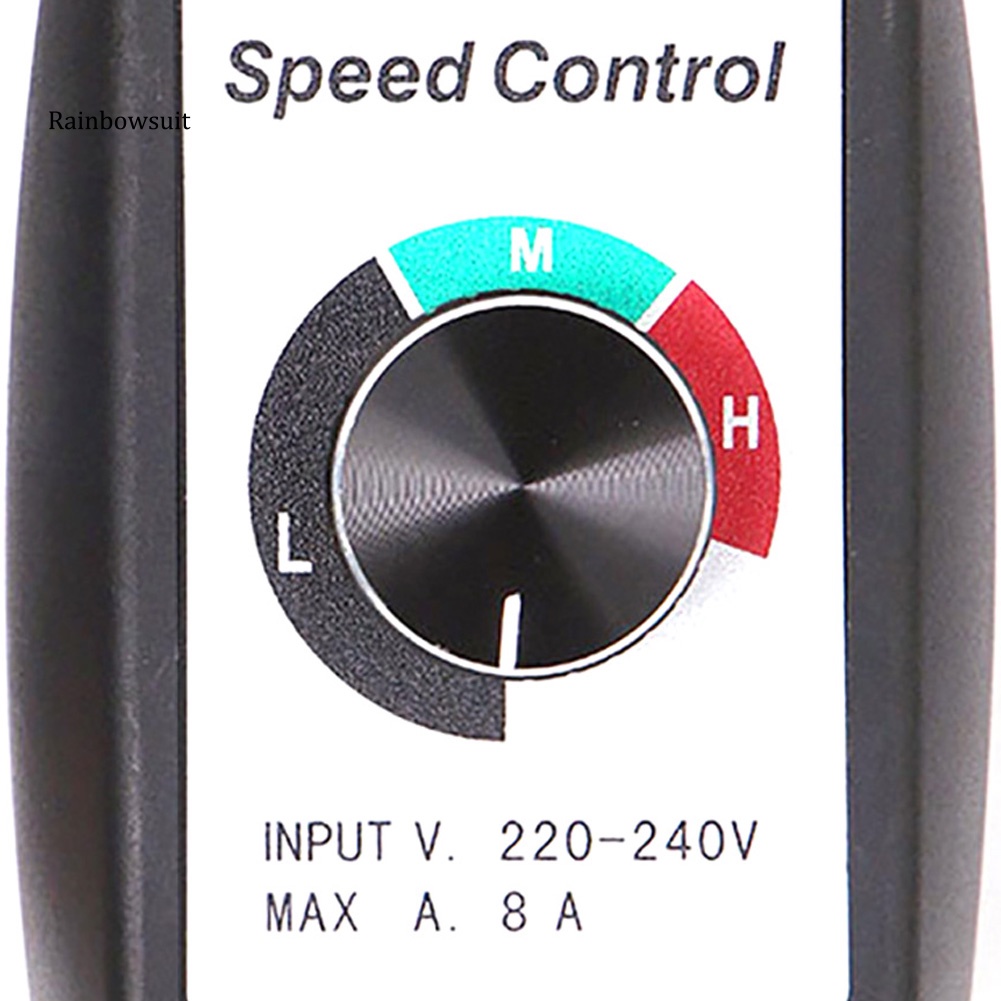 Bộ Điều Chỉnh Tốc Độ Động Cơ Điện Tử 220-240V 8A Cho Máy Bơm Đèn