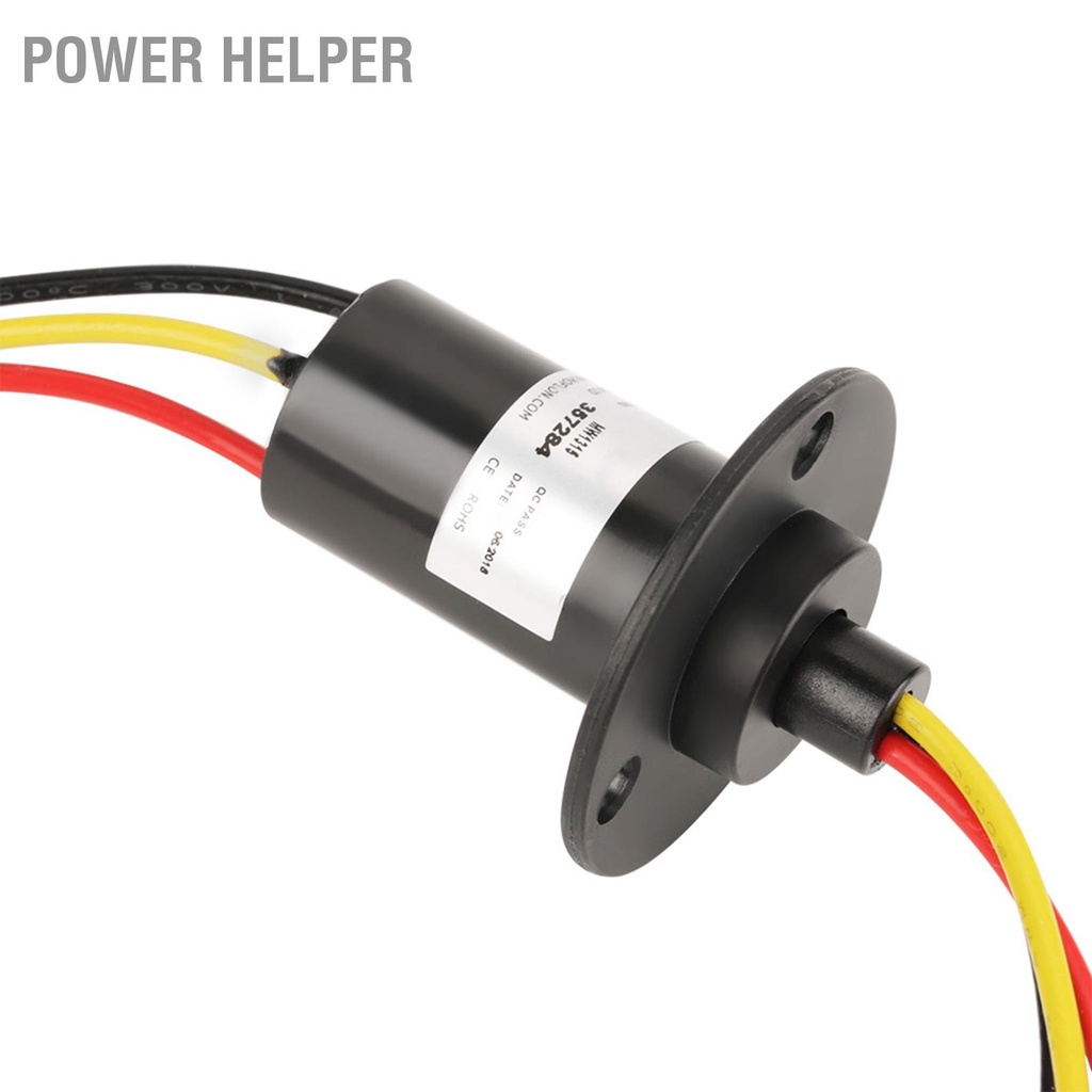Power Helper Vòng trượt nhỏ 250RPM 15A 3 dây 0-600V cho máy phát điện tuabin gió