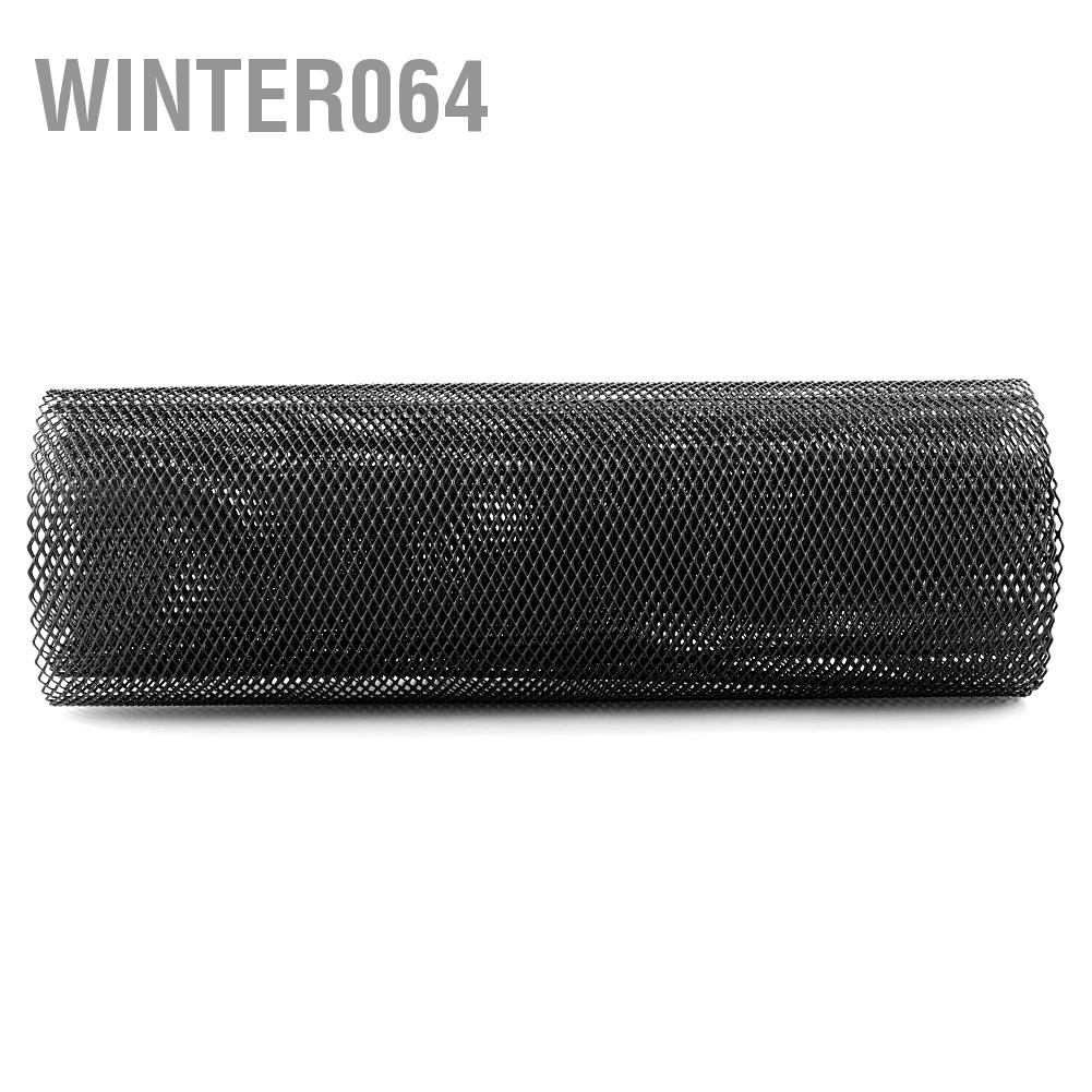 Winter064 Lưới tản nhiệt ô tô bằng hợp kim nhôm 3x6mm Tấm lưới Thân cản Hình thoi Nướng Đa năng