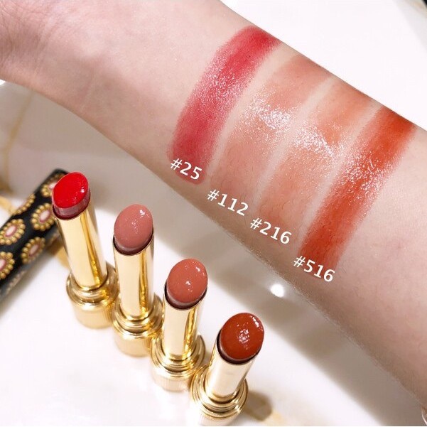 Mẫu thử SON GUCCI ROUGE DE BEAUTE BRILLANT chuẩn auth 0.2g