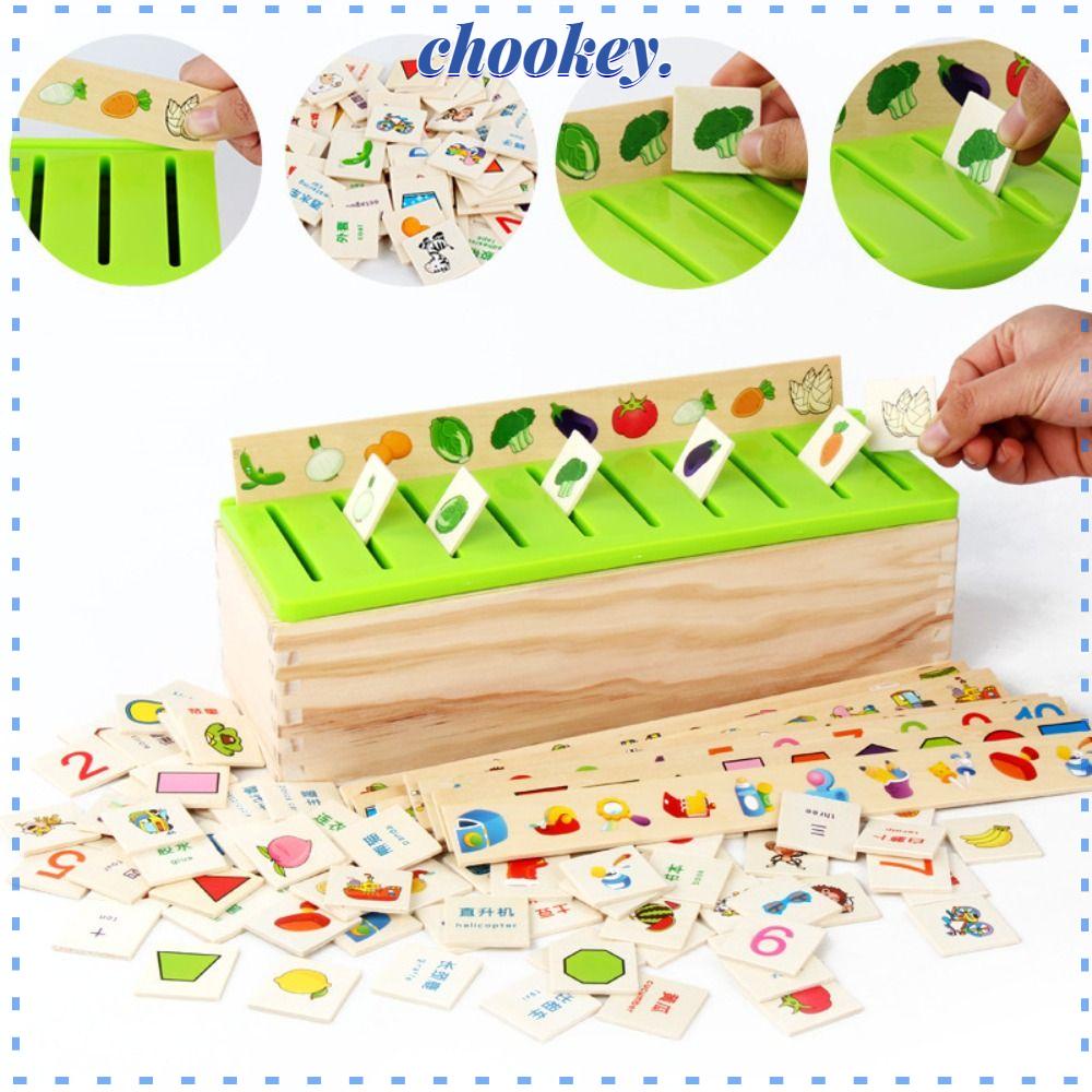 CHOOKEY Đồ chơi trẻ em Xếp Hình Giáo Dục Nhận Thức Chất Lượng Cao Cho Bé