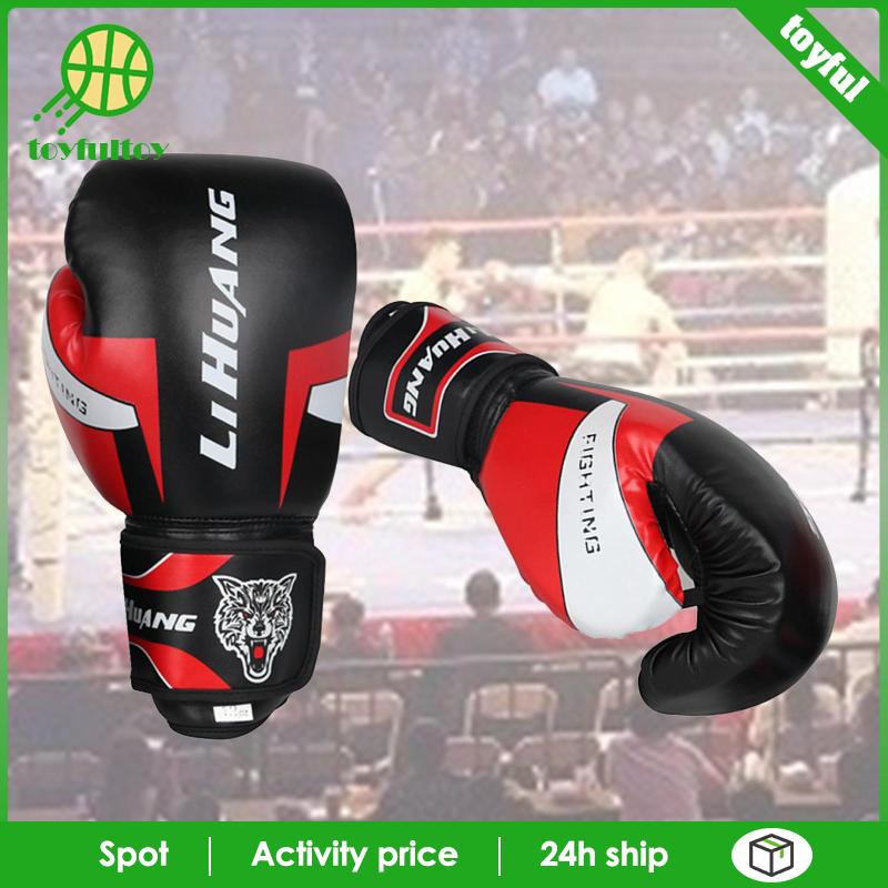 Găng Tay Boxing / Muay Thái Bằng Da PU Chất Lượng Cao