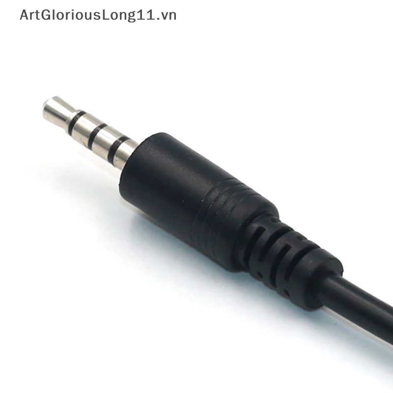 Dây Cáp Chuyển Đổi Đầu Cắm 3.5Mm AUX / MP3 Sang Cổng USB 2.0 Cho Xe Hơi