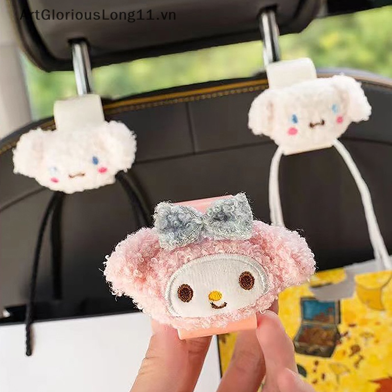 Móc Treo Đồ Chơi Mềm Mại Hình Kuromi Melody Cinnamorol Nhồi Bông Gắn Ghế Ngồi Xe Hơi