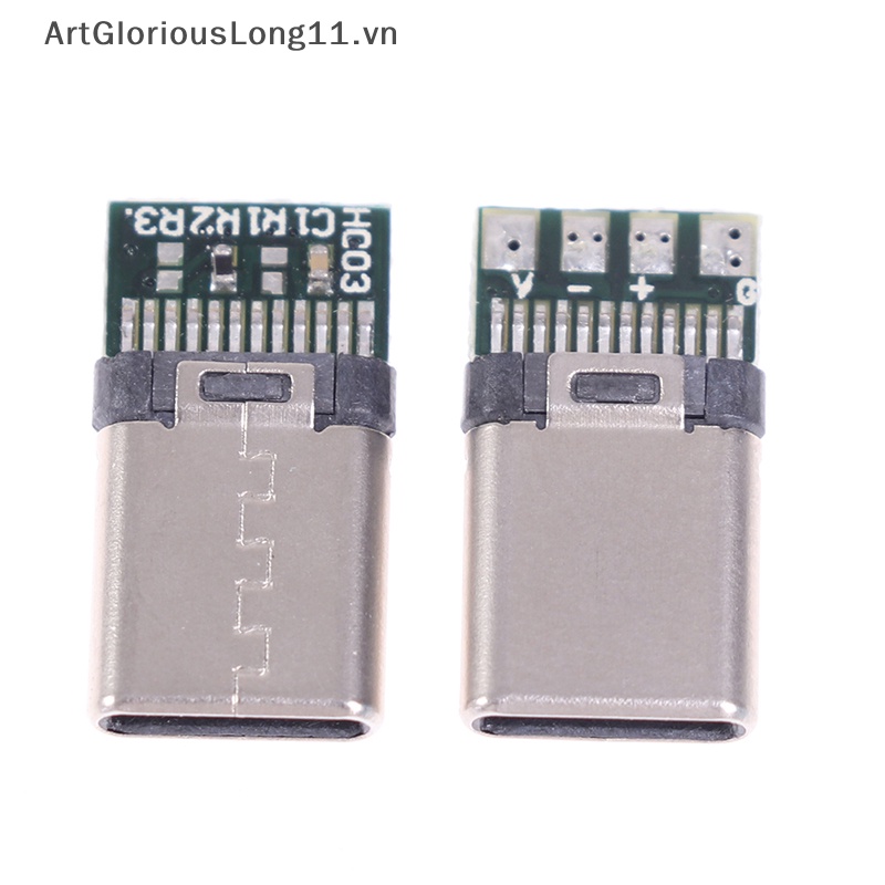 Set 5 / 10 Đầu Nối Dây Cáp USB 3.1 Type C DIY Dành Cho Bảng Mạch PC