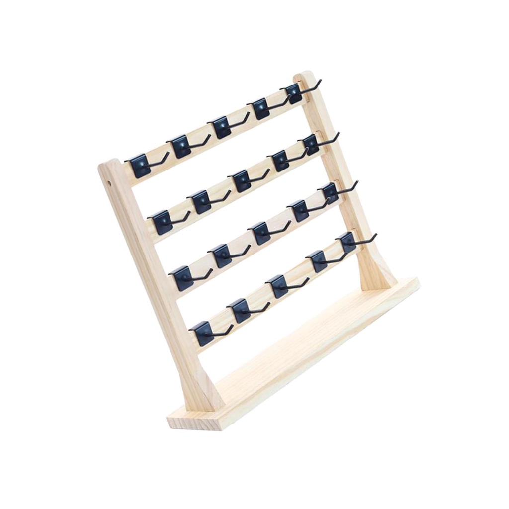 Giá Đỡ Trưng Bày Bông Tai Bằng Gỗ Đa Năng Tiện Dụng