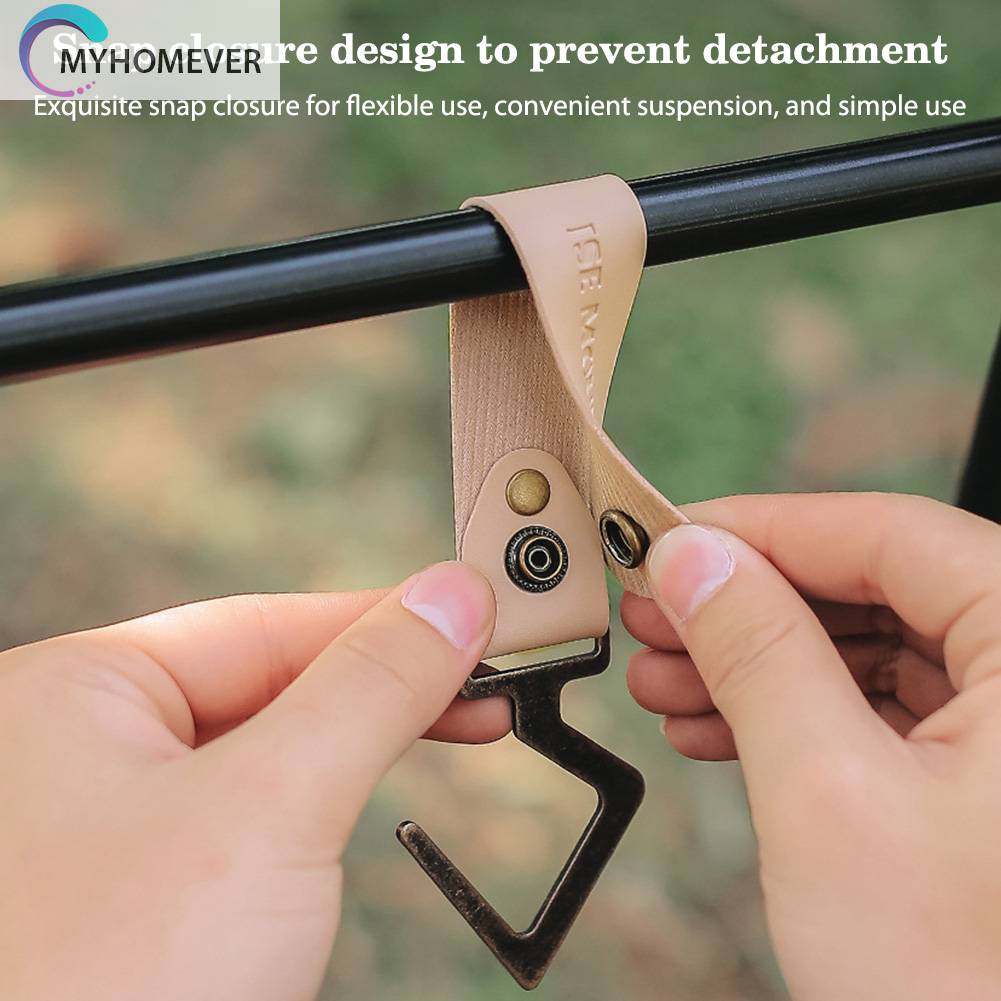 Móc Khóa Cắm Trại Hình Chữ S Phong Cách Retro