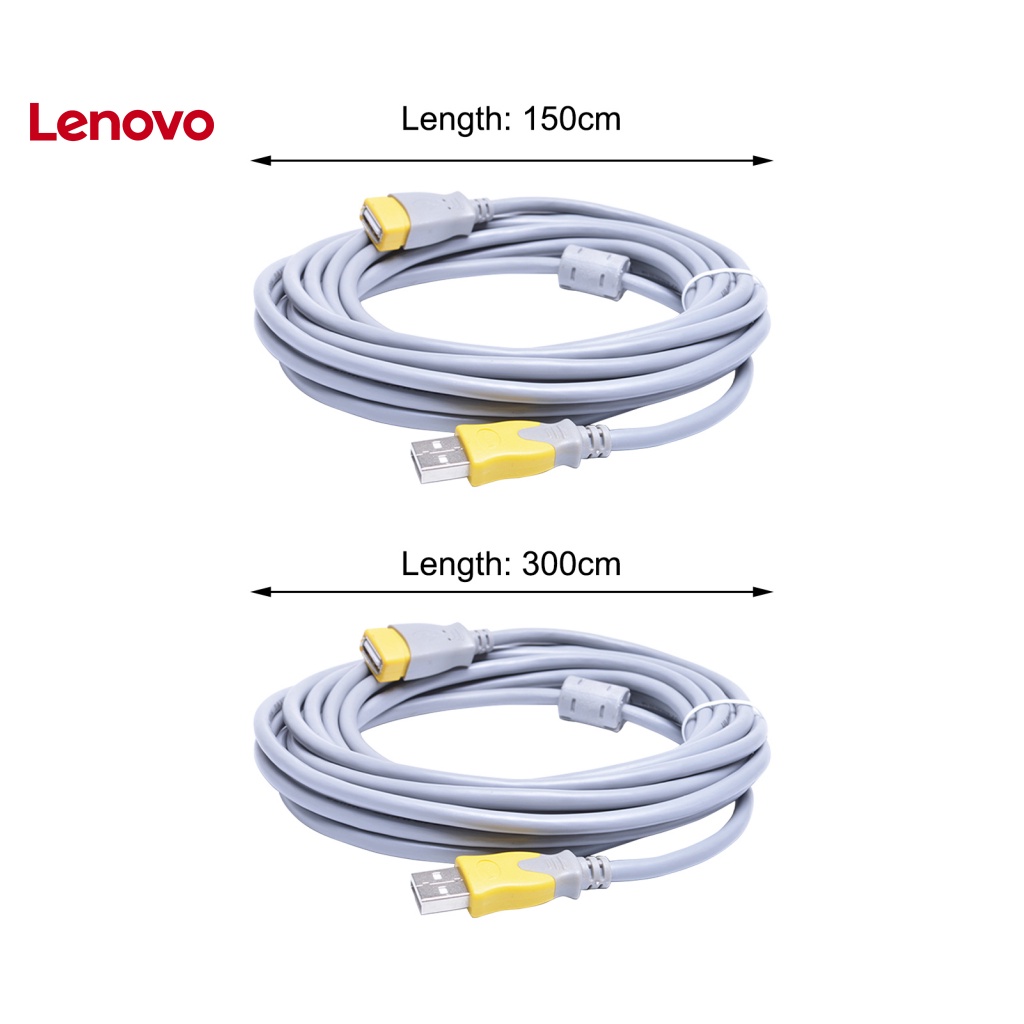 Dây Cáp Truyền Dữ Liệu Tốc Độ Cao 150 / 300cm USB 2.0 Đầu Đực Sang Đầu Cái Cho Máy Tính