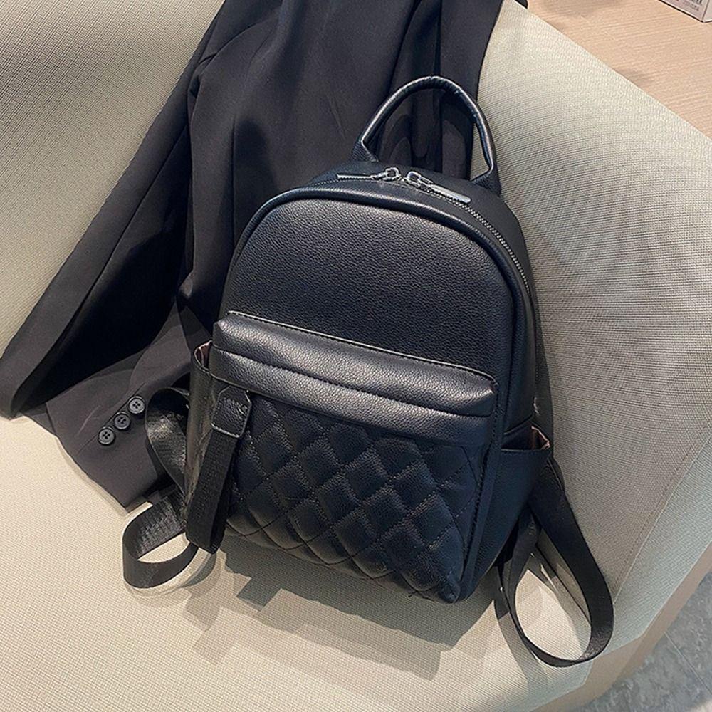 ORIENTLII Ba Lô Da PU Đa Năng Thêu Họa Tiết Thời Trang Cho Nữ