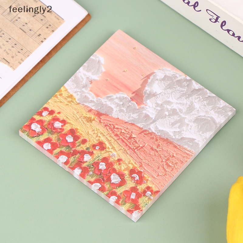 [Hàng Có Sẵn] Giấy Ghi Chú Tự Làm Không Dính Phong Cách Đồng Quê Nhỏ Tươi Mới (F)